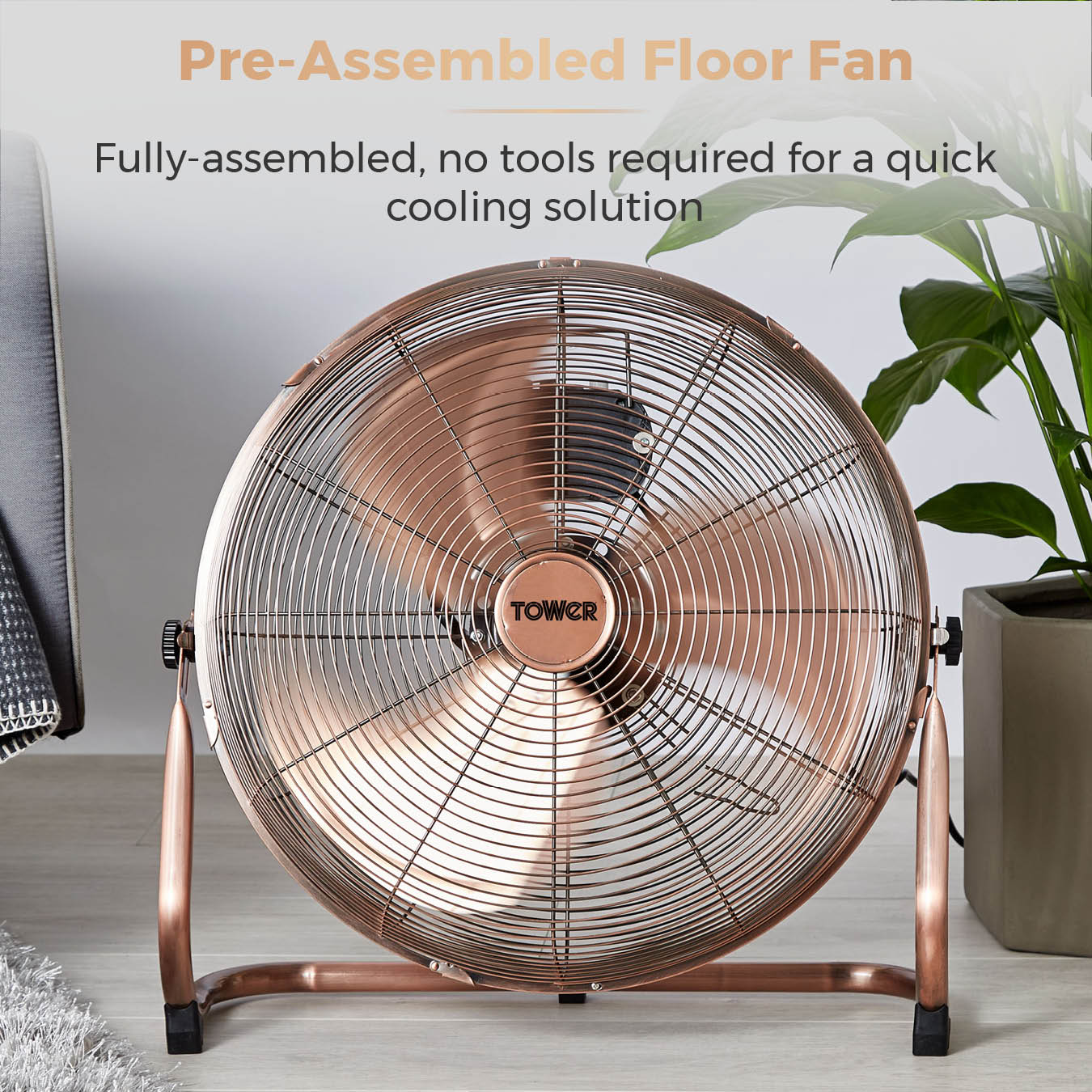 5056032995840 TOWER 18 Inch Velocity Fan T662000C Brambles Cookshop 6