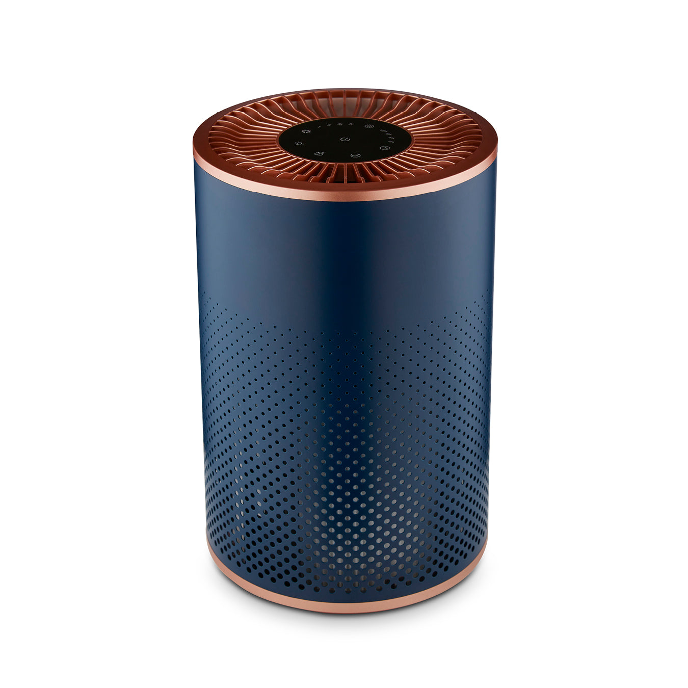 5056462337470 TOWER Desktop Air Purifier Blue and Roses Gold T673000BLG Brambles Cookshop 1