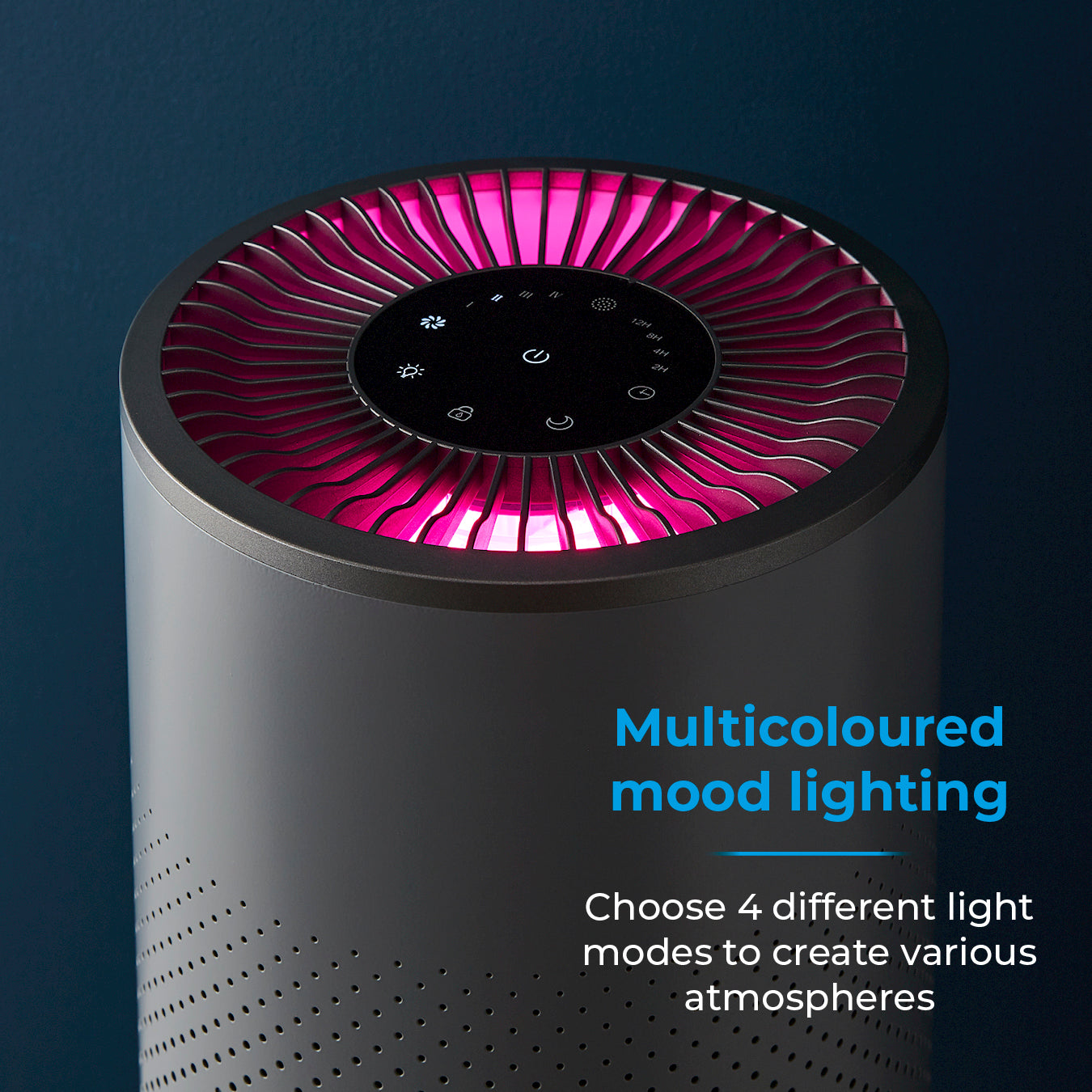 5056462330365 TOWER Desktop Air Purifier Grey and Dark Grey T673000 Brambles Cookshop 8