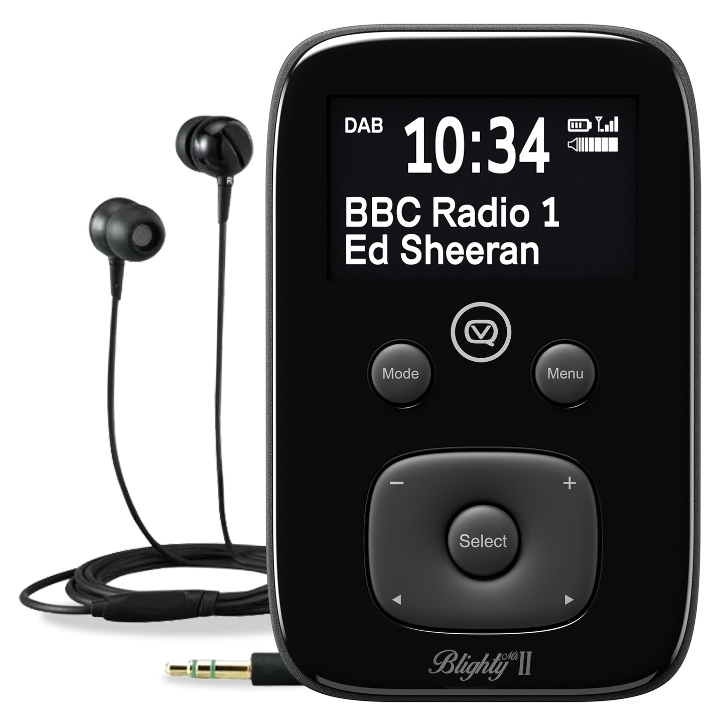 5060706035435 VQ VQ Blighty MKII Portable DAB Radio Black VQBLIGHTYMKII Brambles Cookshop 2