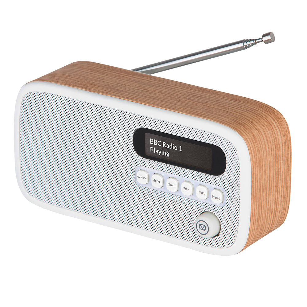 5060706032168 VQ Dexter DAB/FM Radio Oak VQDEXTEROK Brambles Cookshop 4
