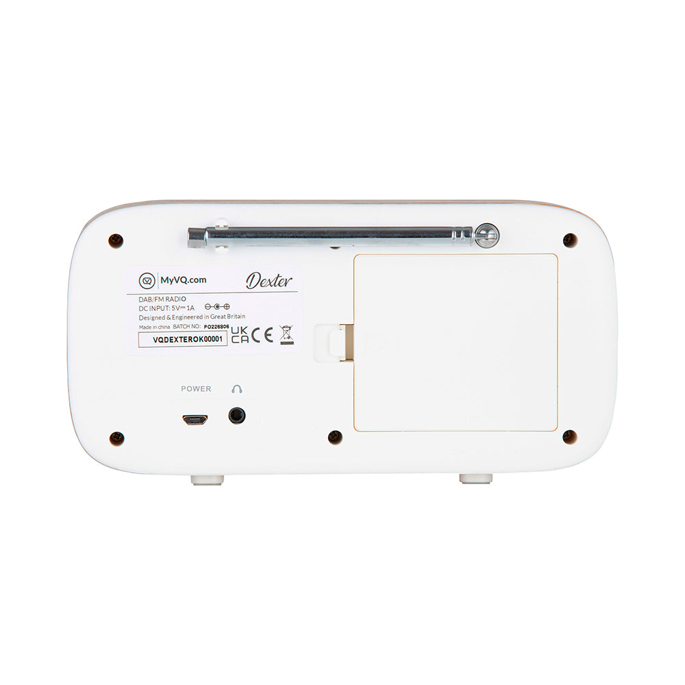 5060706032168 VQ Dexter DAB/FM Radio Oak VQDEXTEROK Brambles Cookshop 6
