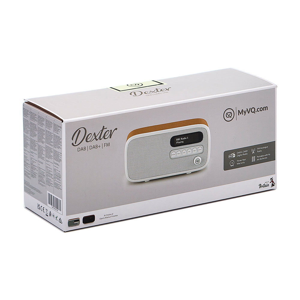 5060706032168 VQ Dexter DAB/FM Radio Oak VQDEXTEROK Brambles Cookshop 8
