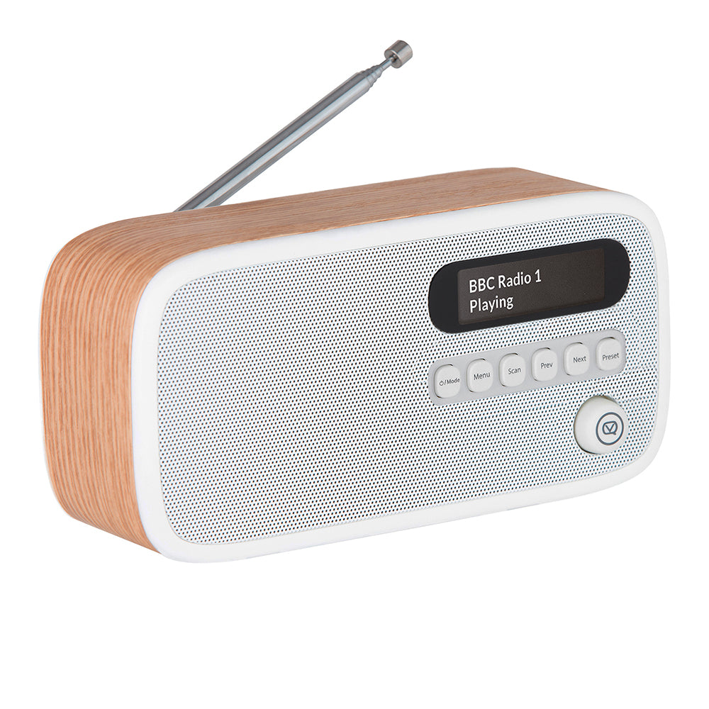 5060706032168 VQ Dexter DAB/FM Radio Oak VQDEXTEROK Brambles Cookshop 1