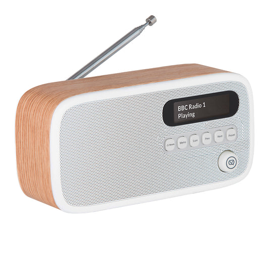 5060706032168 VQ Dexter DAB/FM Radio Oak VQDEXTEROK Brambles Cookshop 1