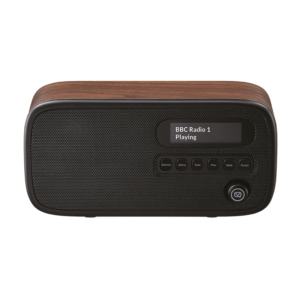 5060706032182 VQ Dexter DAB/FM Radio Walnut VQDEXTERWT Brambles Cookshop 2