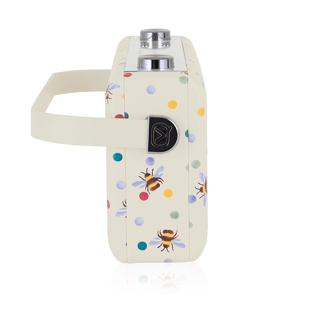 5060706034803 VQ Hepburn Voice Speaker Emma Bridgewater Polka Bee VQHEPAEBPBEE Brambles Cookshop 6