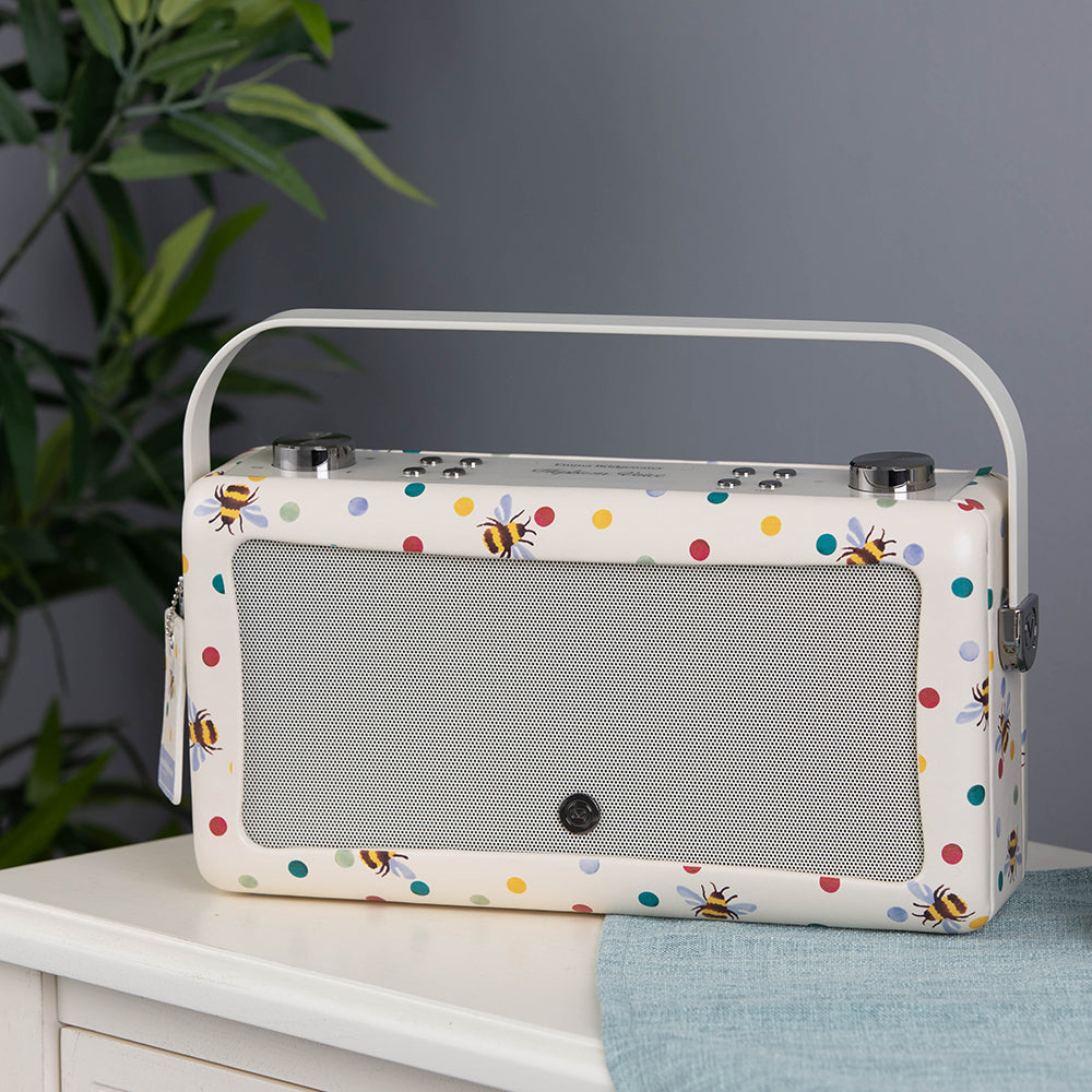5060706034803 VQ Hepburn Voice Speaker Emma Bridgewater Polka Bee VQHEPAEBPBEE Brambles Cookshop 10