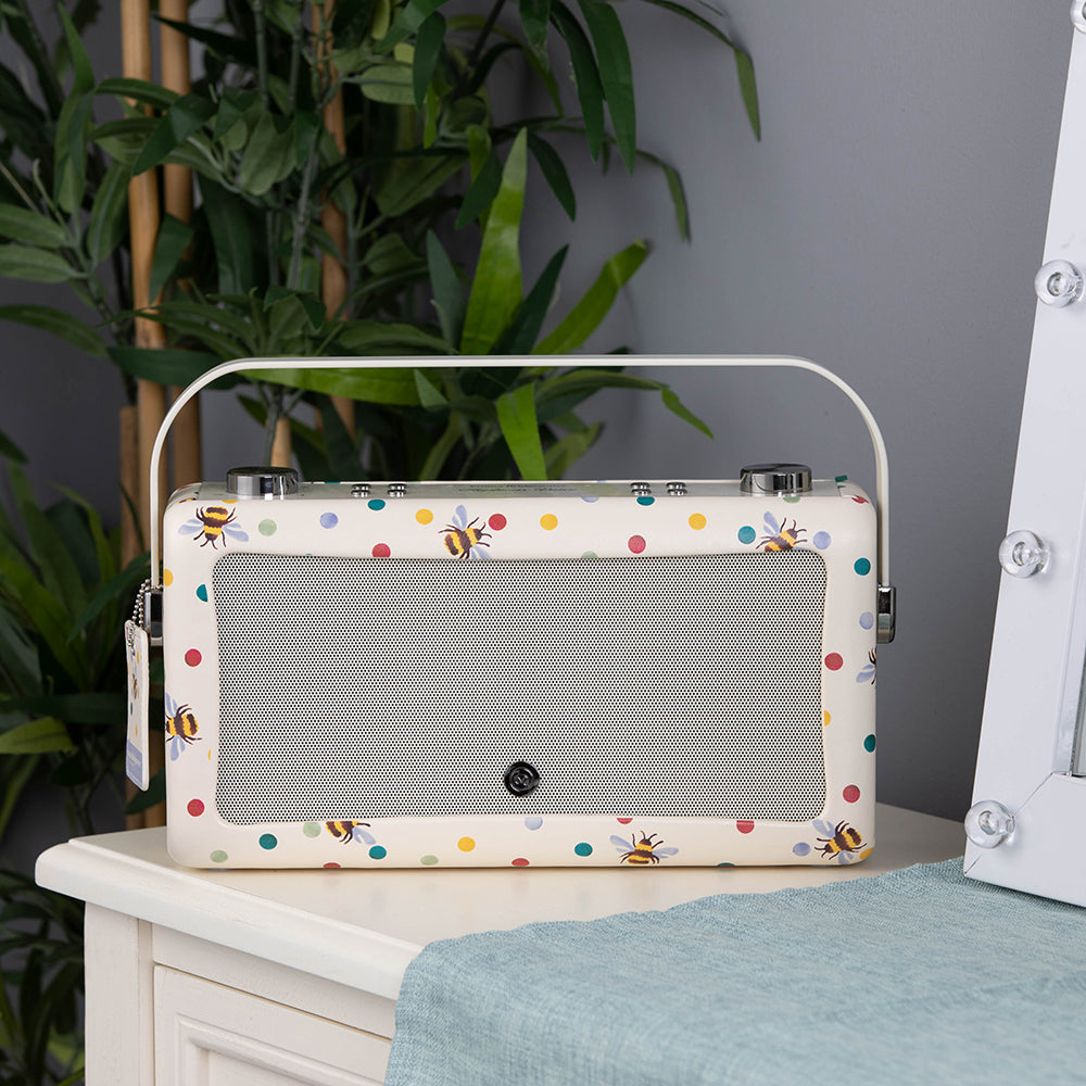 5060706034803 VQ Hepburn Voice Speaker Emma Bridgewater Polka Bee VQHEPAEBPBEE Brambles Cookshop 11