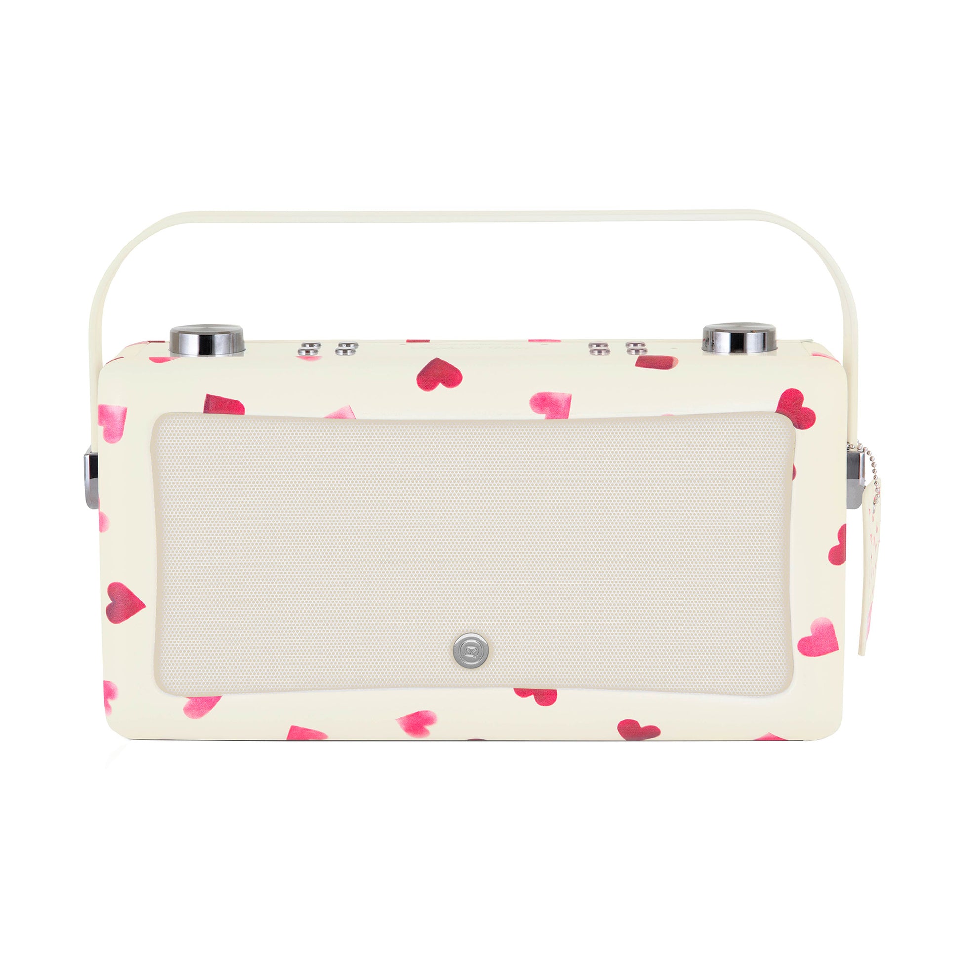 5060706034742 VQ Hepburn Voice Speaker Emma Bridgewater Pink Hearts VQHEPAEBPH Brambles Cookshop 4