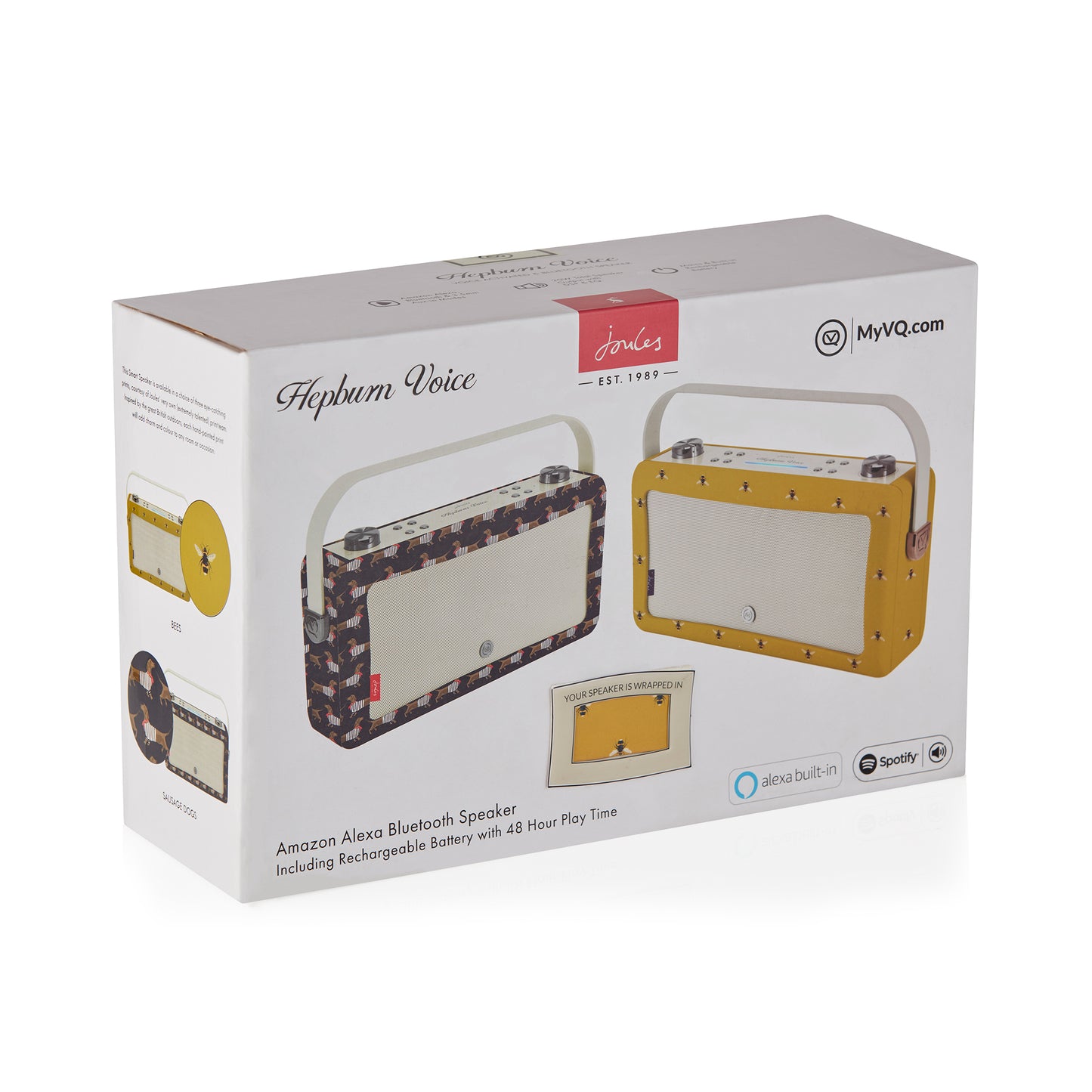 5060706034780 VQ Hepburn Voice Speaker Joules Bees VQHEPAJBEES Brambles Cookshop 7