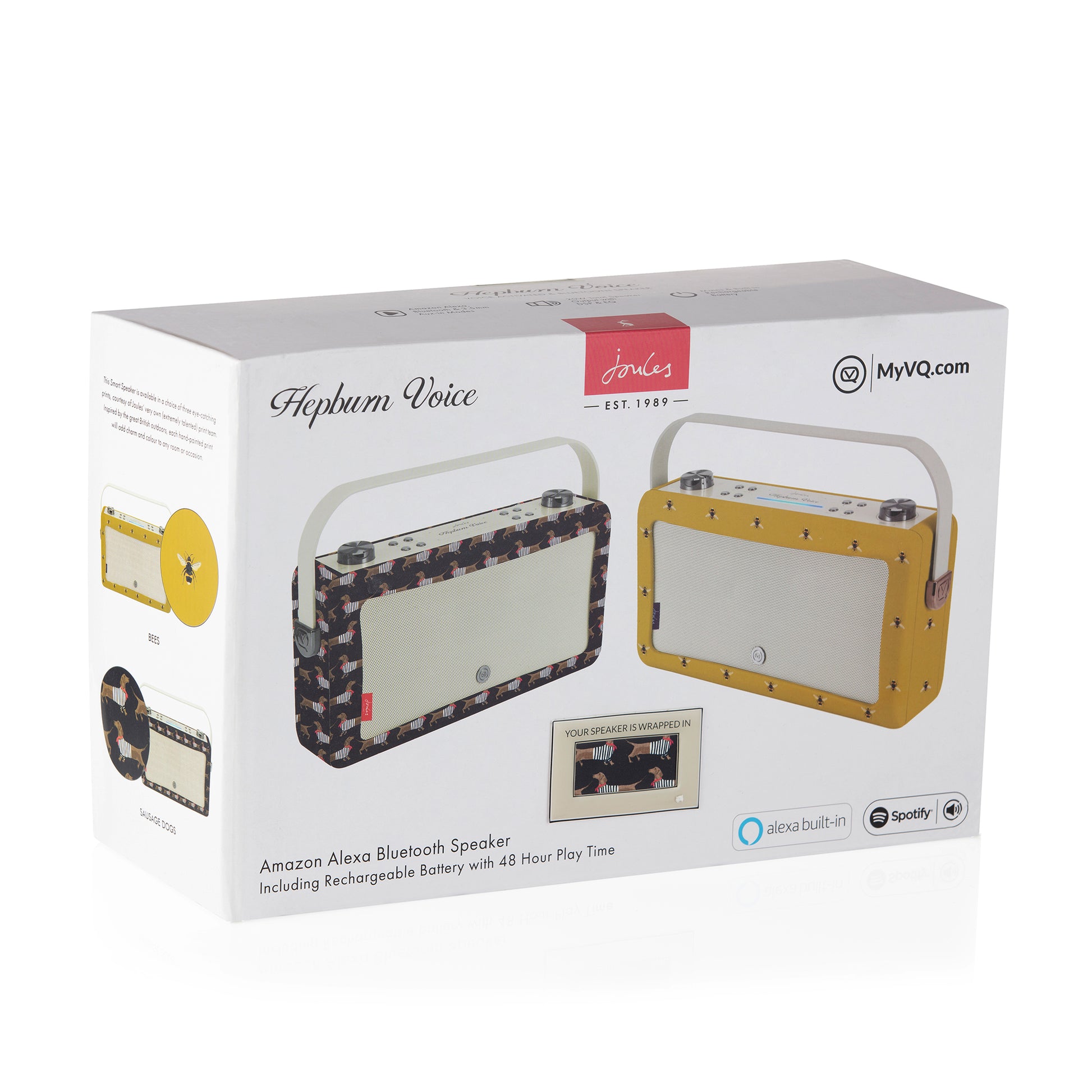 5060706034766 VQ Hepburn Voice Speaker Joules Sausage Dogs VQHEPAJSD Brambles Cookshop 7