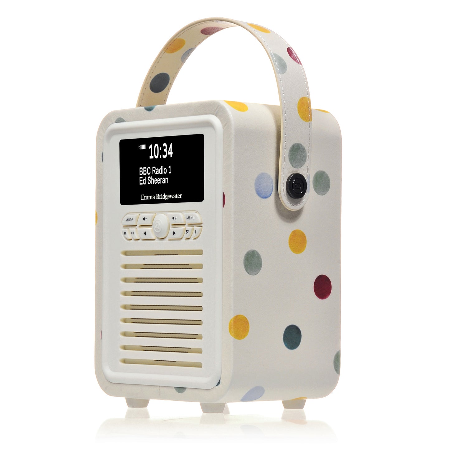 5060169713369 VQ Retro Mini DAB Radio Emma Bridgewater Polka Dot VQMINIEBPD Brambles Cookshop 4