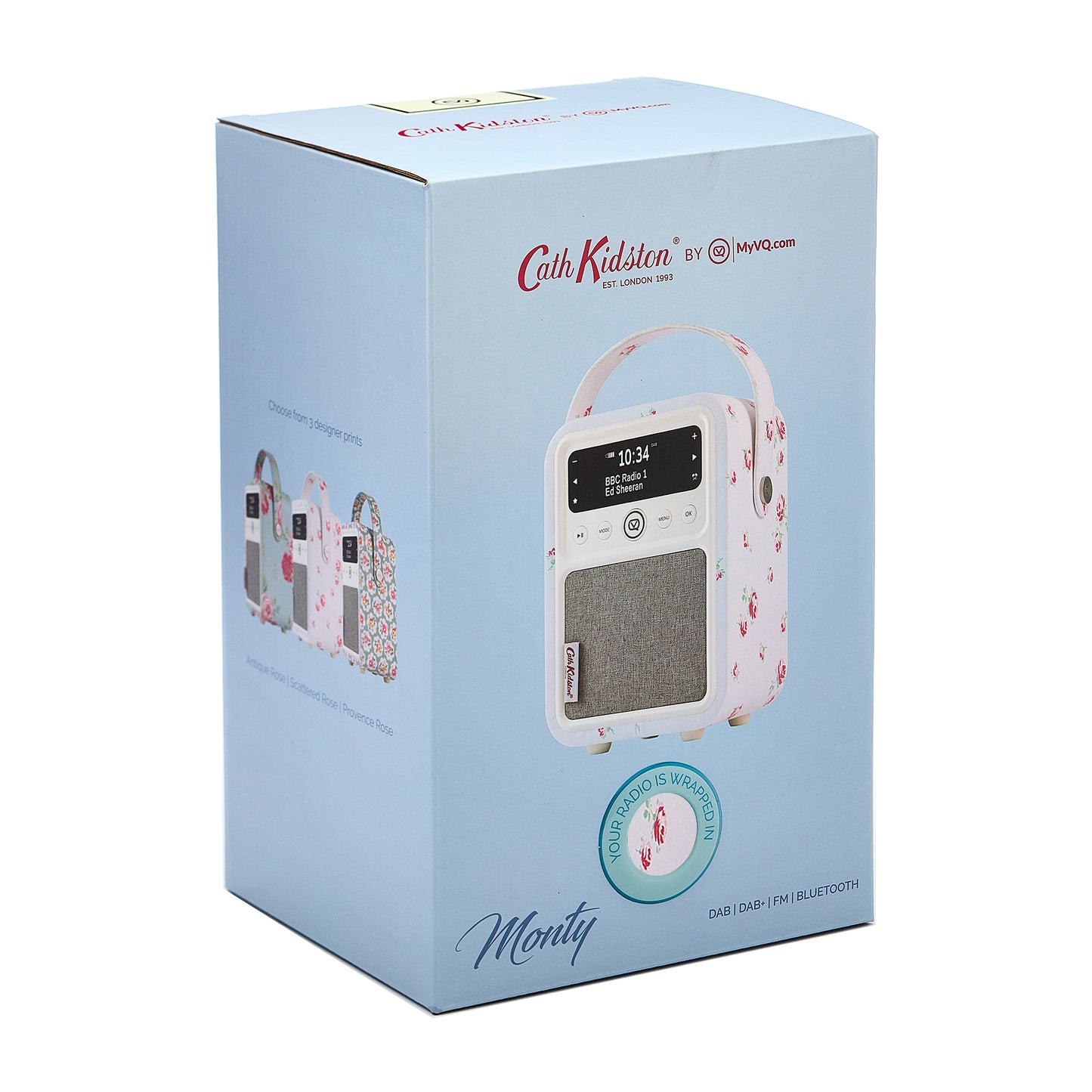 5060470534295 VQ Monty DAB Radio Cath Kidston Scattered Rose VQMONTYCKSR Brambles Cookshop 6