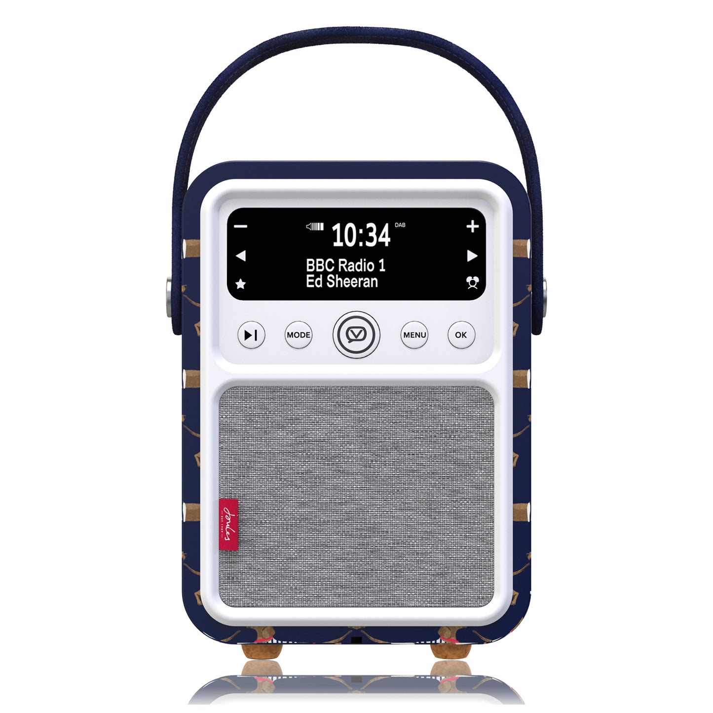 5060706034223 VQ VQ Monty DAB Radio Joules Sausage Dogs VQMONTYJSD Brambles Cookshop 3