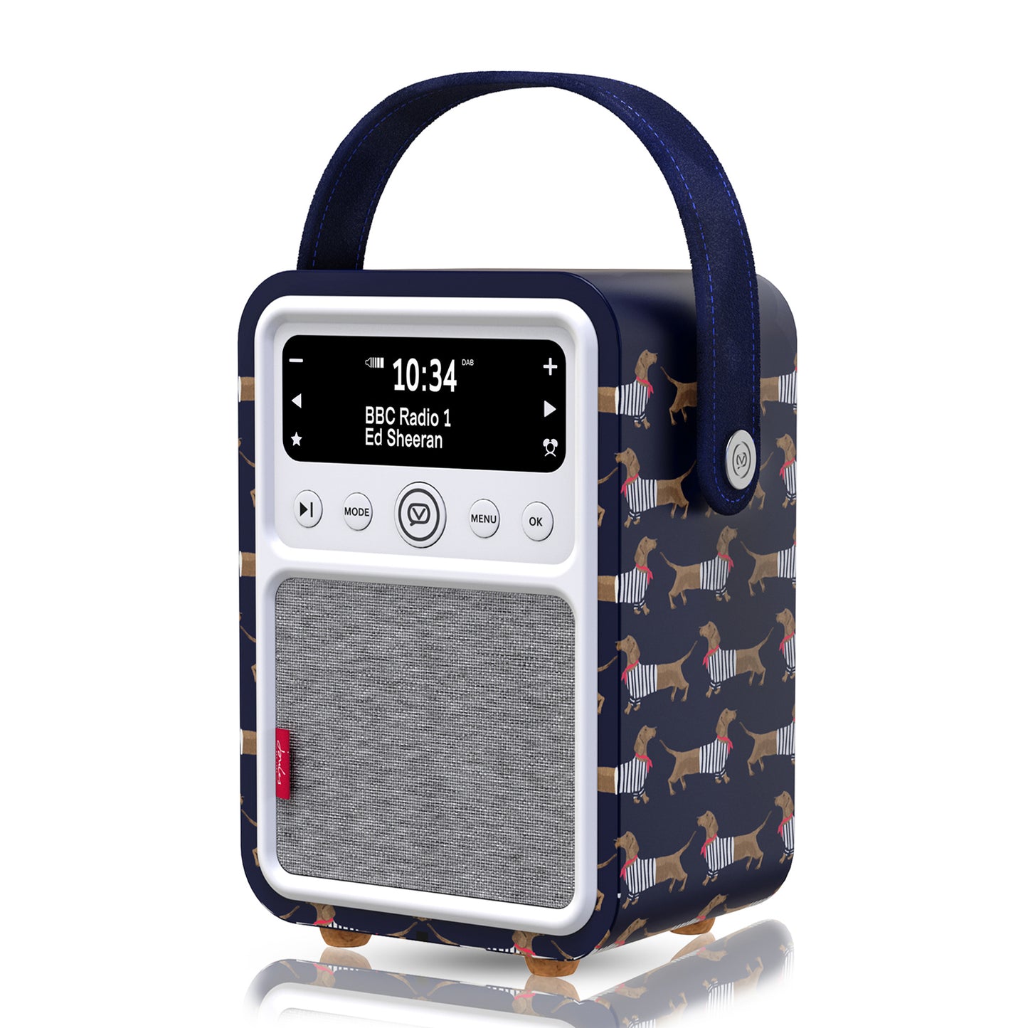 5060706034223 VQ VQ Monty DAB Radio Joules Sausage Dogs VQMONTYJSD Brambles Cookshop 4