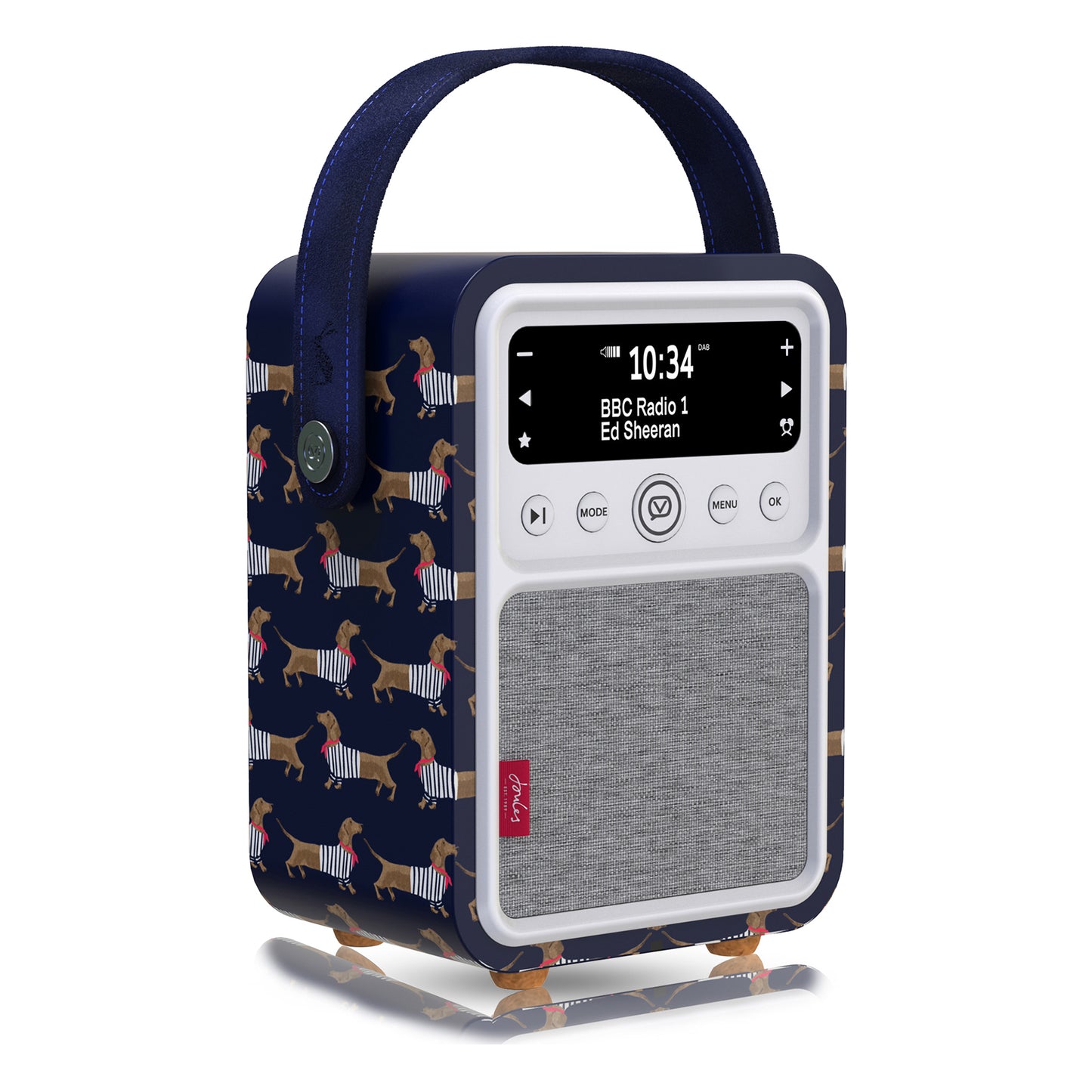 5060706034223 VQ VQ Monty DAB Radio Joules Sausage Dogs VQMONTYJSD Brambles Cookshop 1