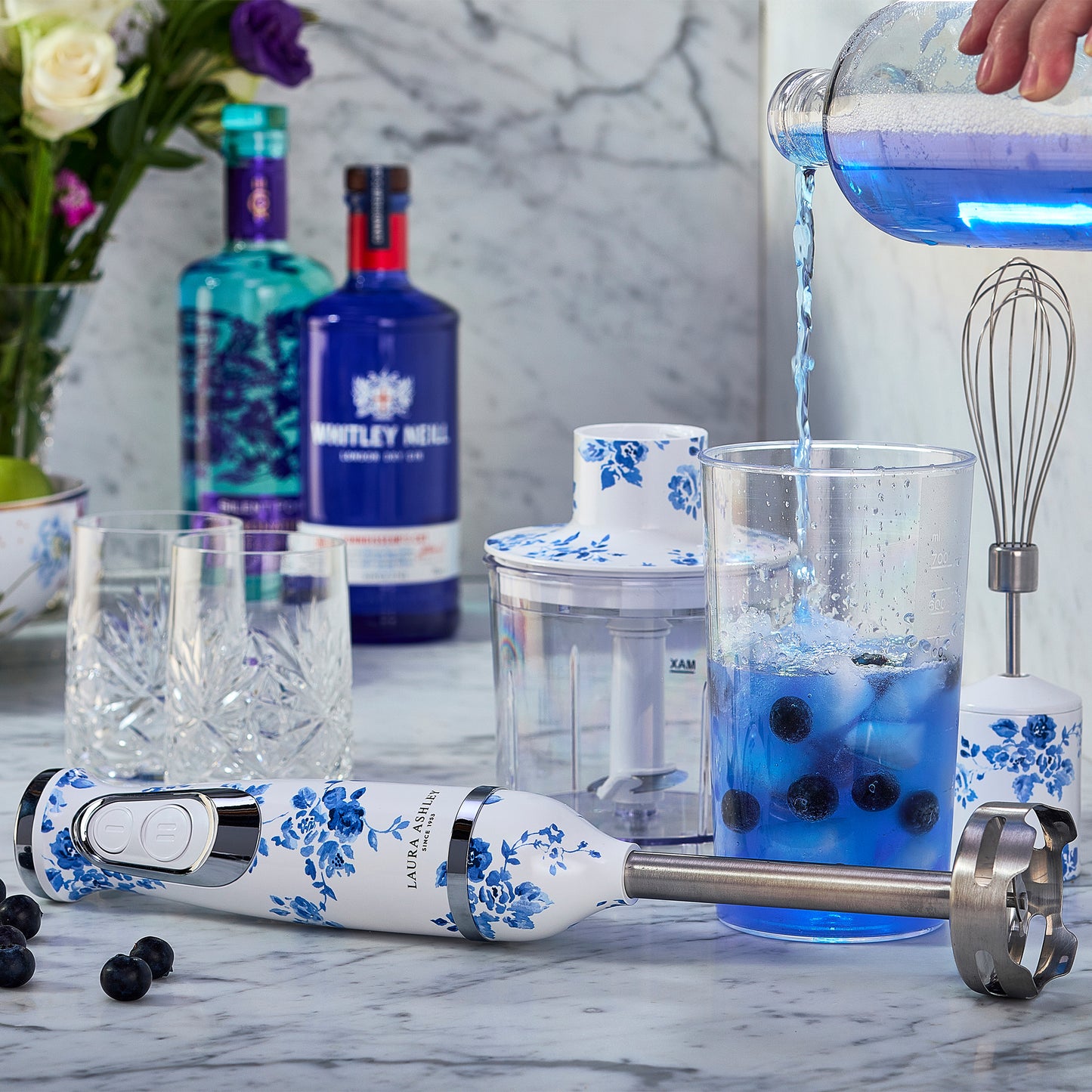5060706036210 VQ Laura Ashley 4 in 1 Hand Blender China Rose VQSBHB219LACR Brambles Cookshop 3