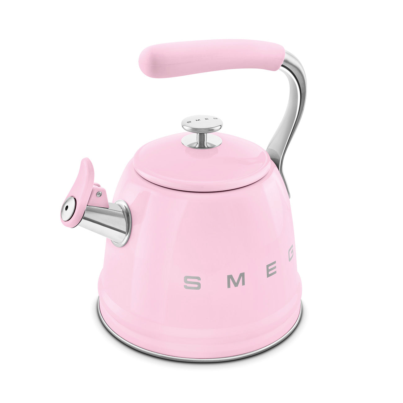 Smeg Whistling Kettle in Pink WKF01PK