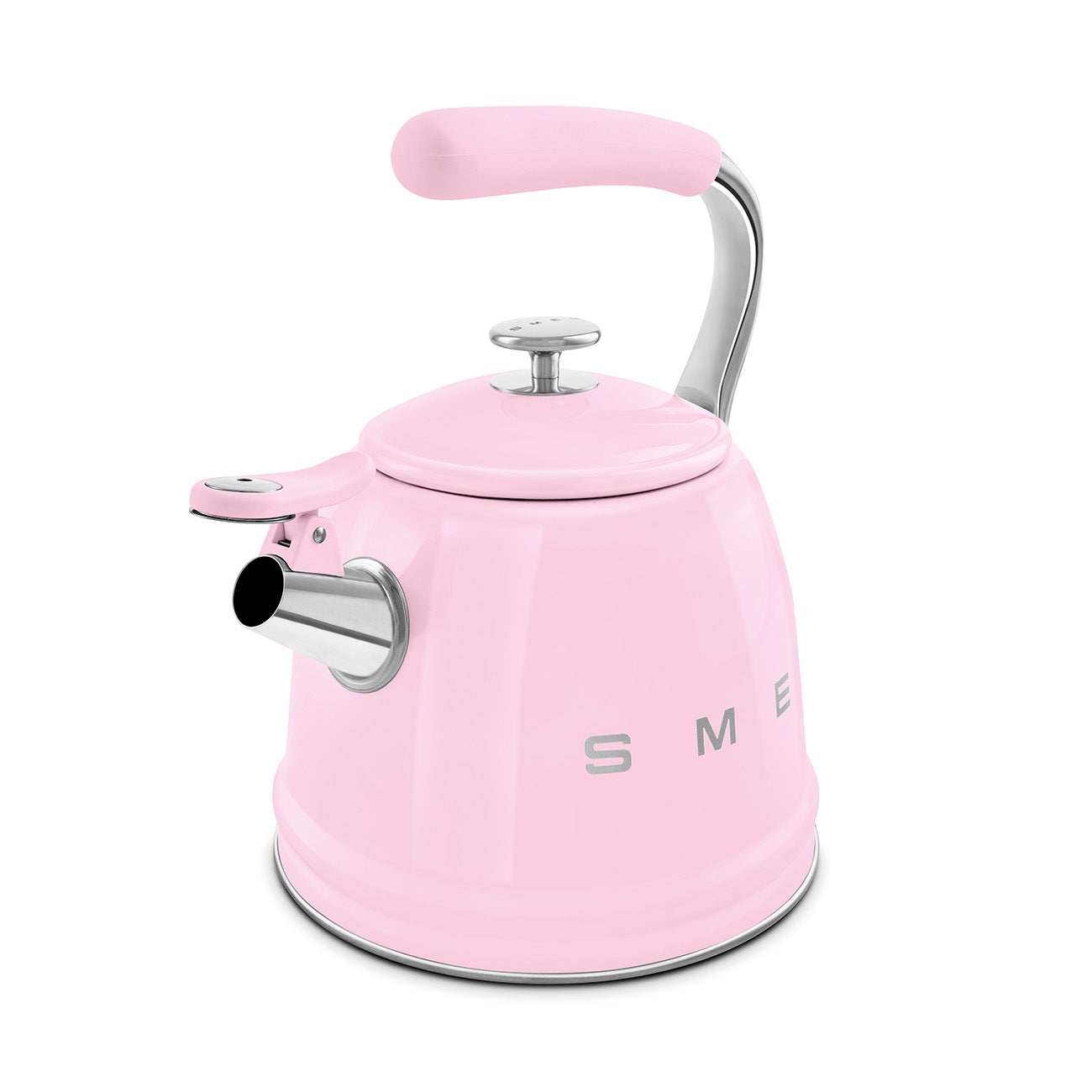 Smeg Whistling Kettle in Pink WKF01PK