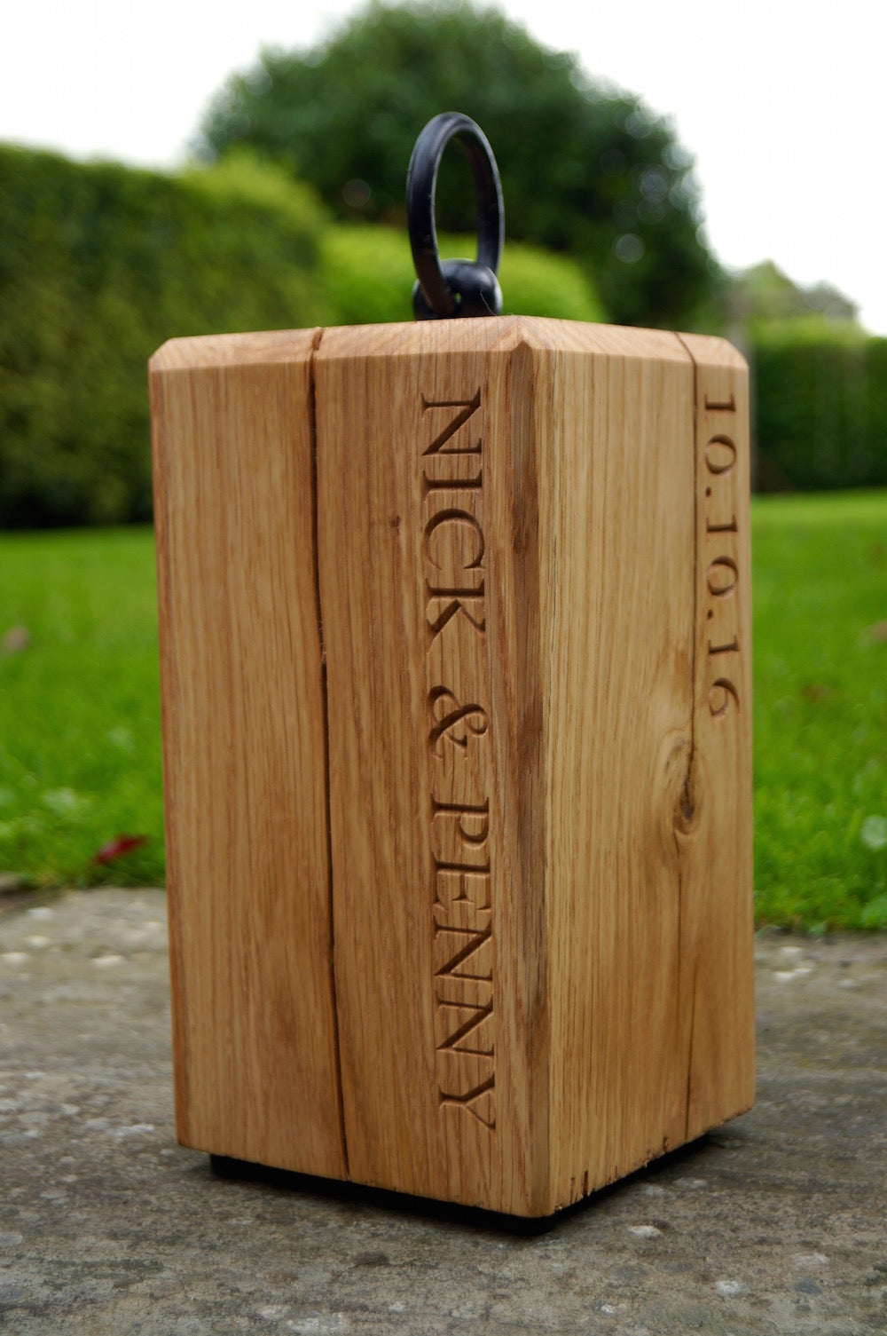 Personalised Wooden Door Stops by Make Me Something Special