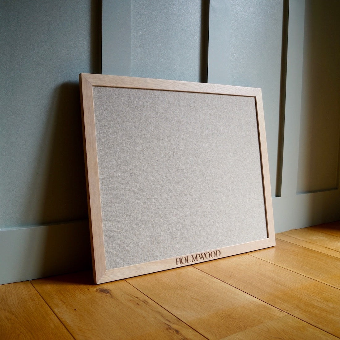 Personalised Oak Fabric Pin Board by Make Me Something Special