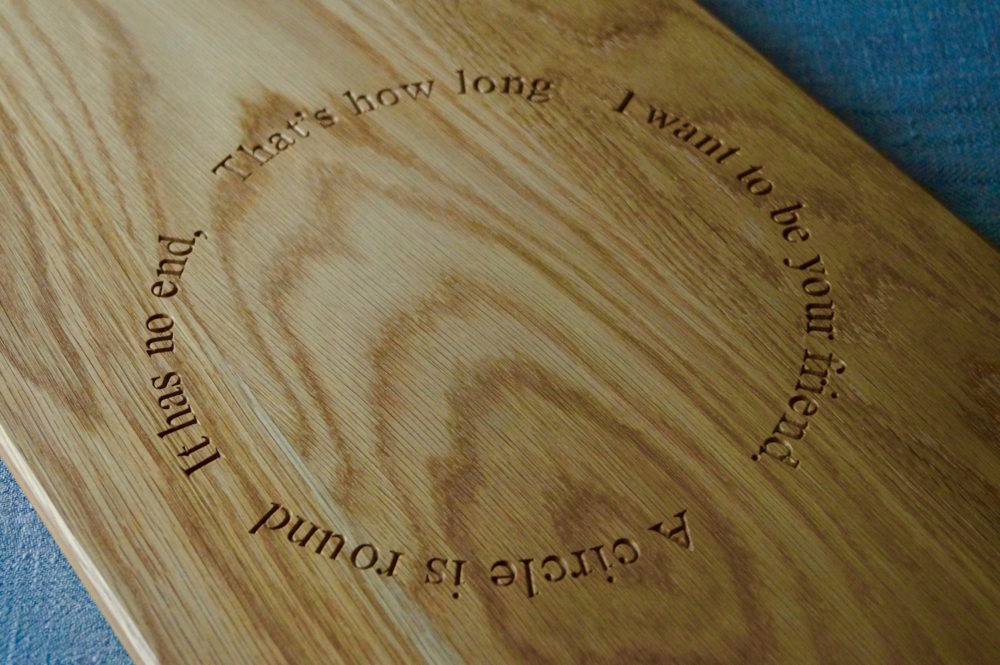 Oak Tea Tray by Make Me Something Special