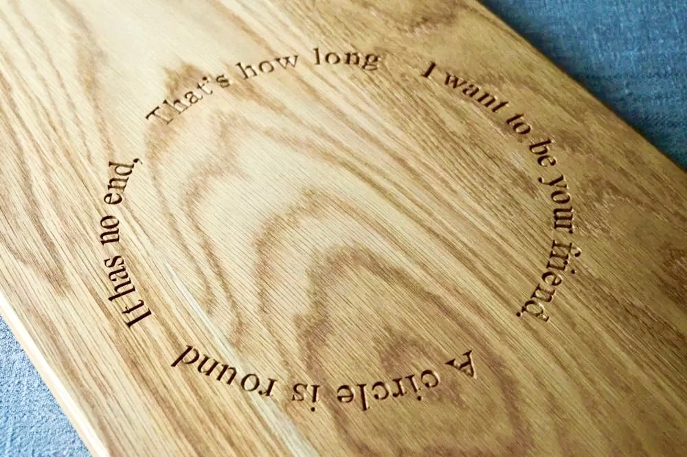 Oak Tea Tray by Make Me Something Special