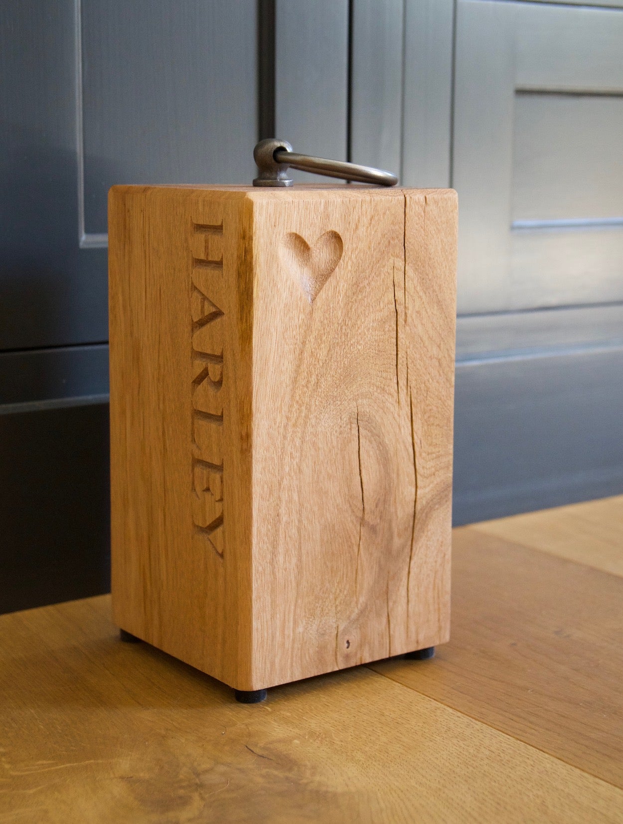 Personalised Wooden Door Stops by Make Me Something Special