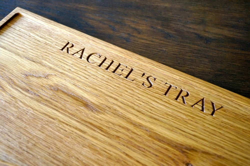Oak Tea Tray by Make Me Something Special
