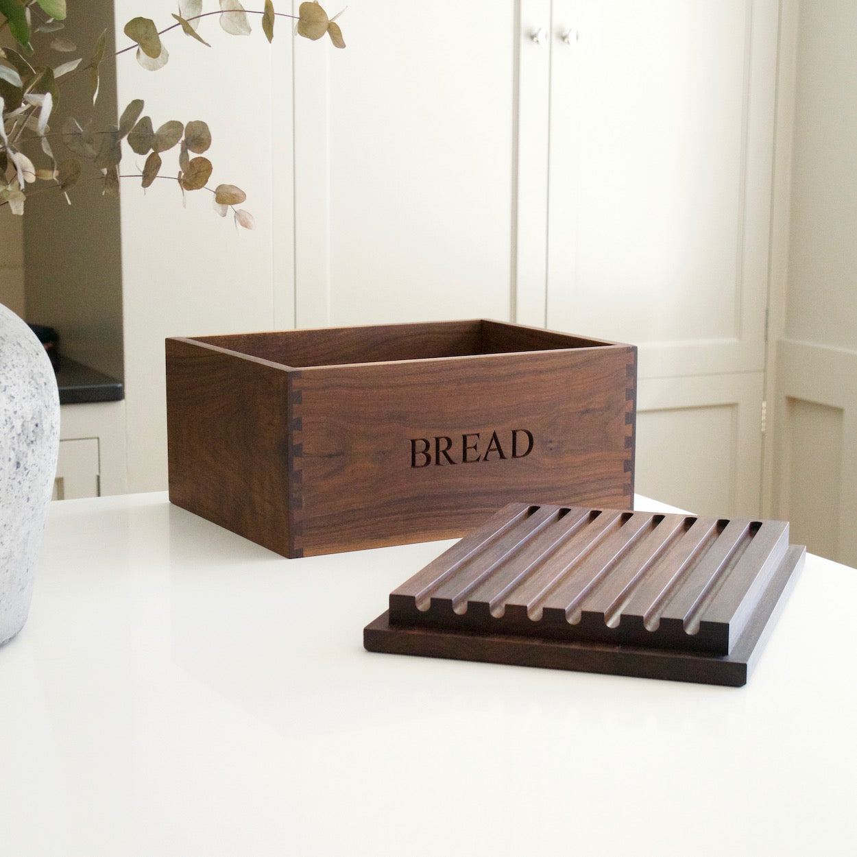 Engraved Wooden Bread Bin by Make Me Something Special
