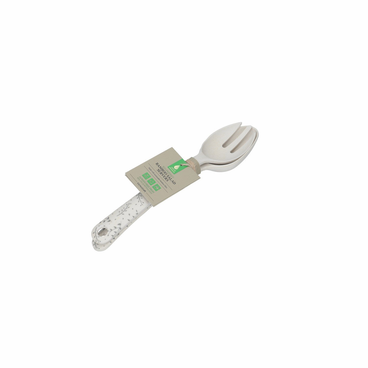 Natural Elements Salad Servers, Recycled Plastic