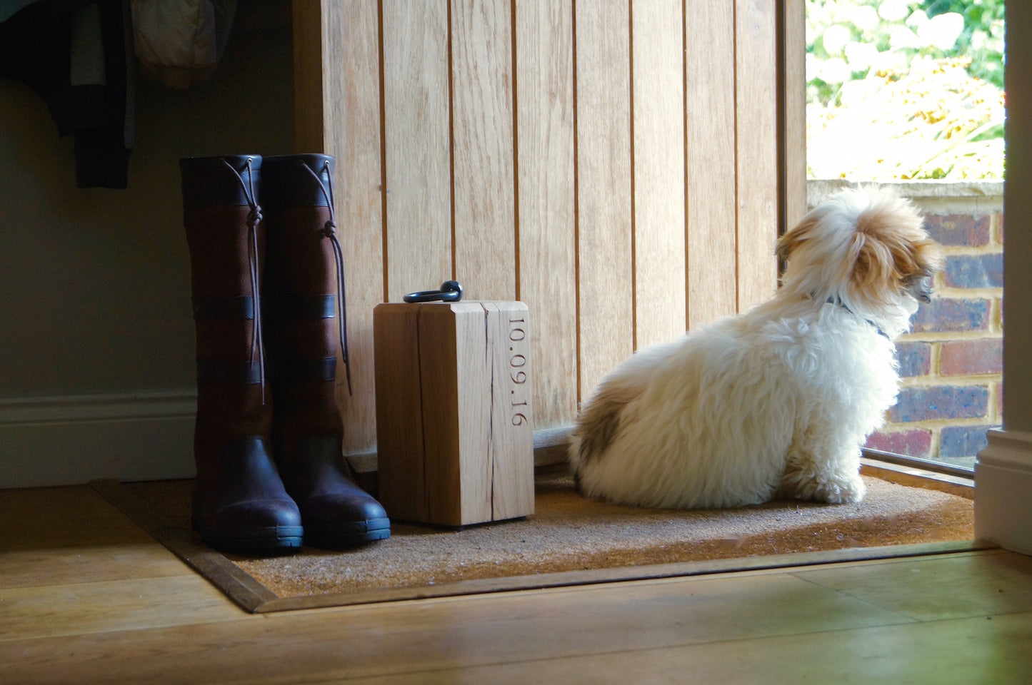Personalised Wooden Door Stops by Make Me Something Special