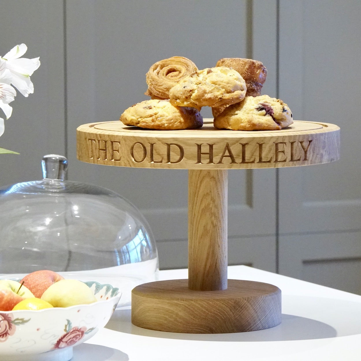 Personalised Wooden Cake Stand Dome by Make Me Something Special (No Stand)