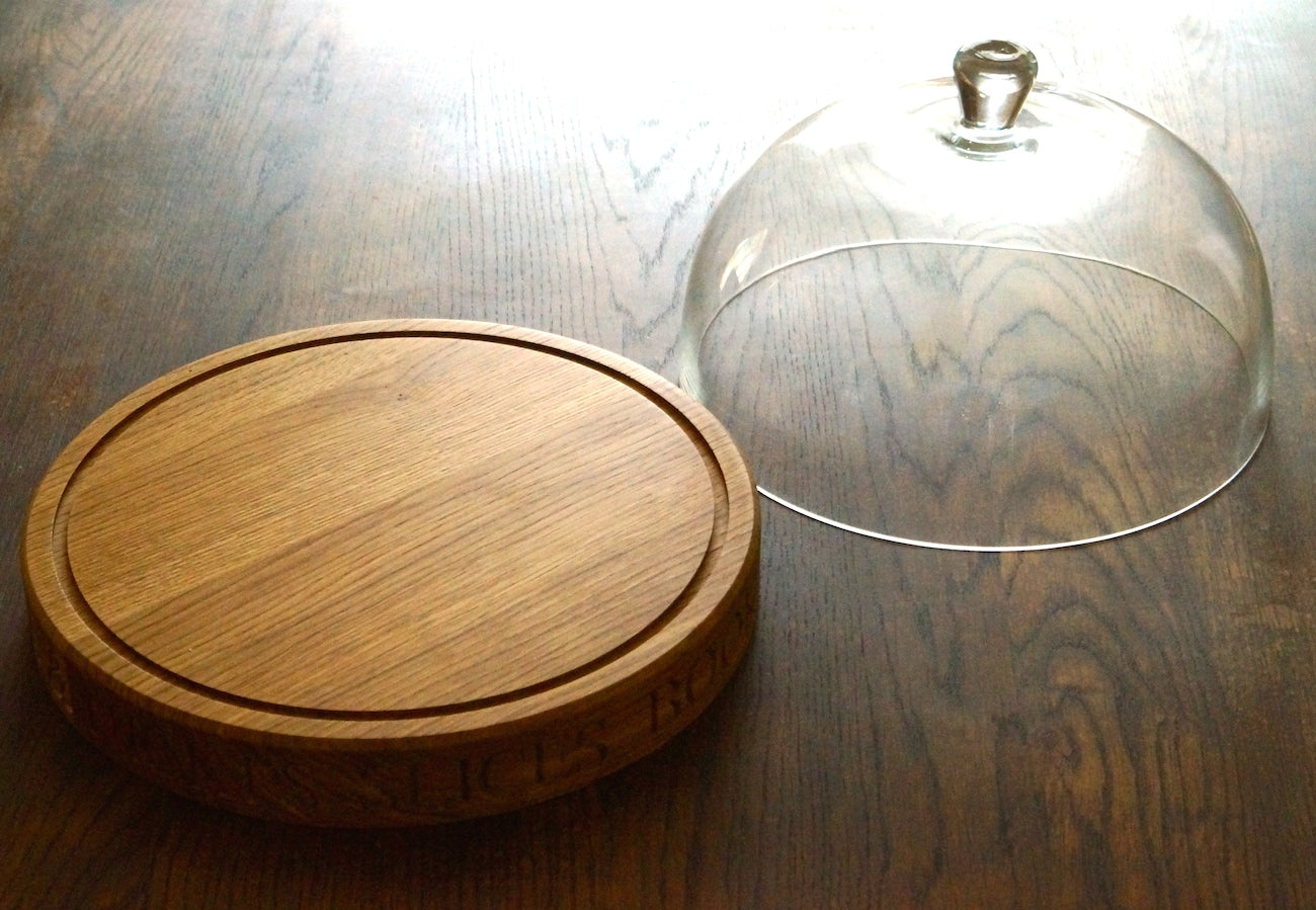 Personalised Wooden Cake Stand Dome by Make Me Something Special (No Stand)