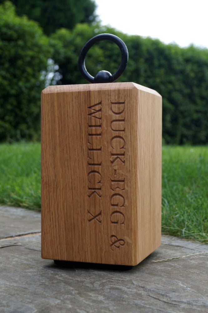 Personalised Wooden Door Stops by Make Me Something Special