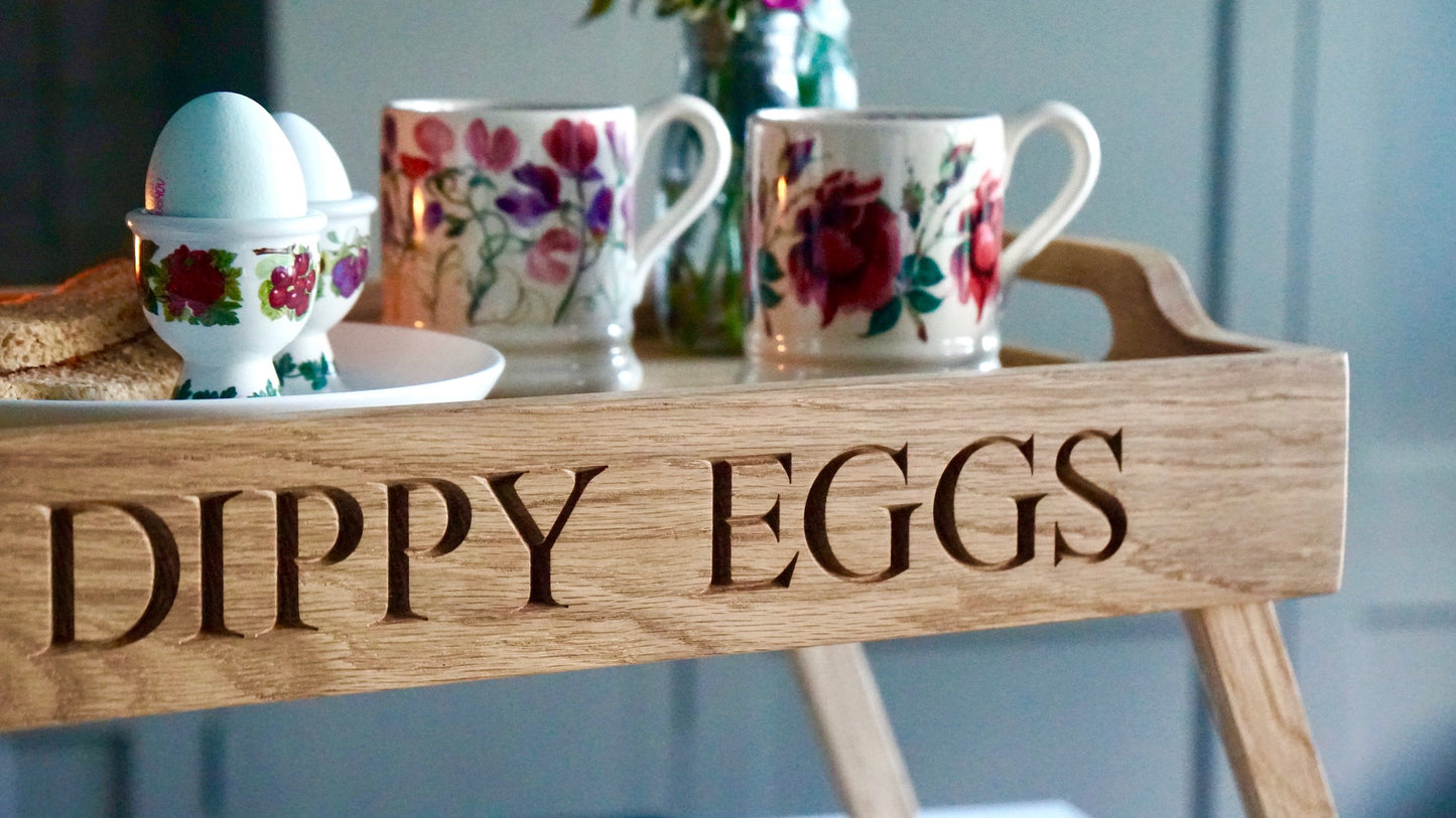 Personalised Breakfast in Bed Tray by Make Me Something Special