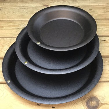 Netherton Foundry Set of 3 Spun Iron Pie Dishes NFS-277