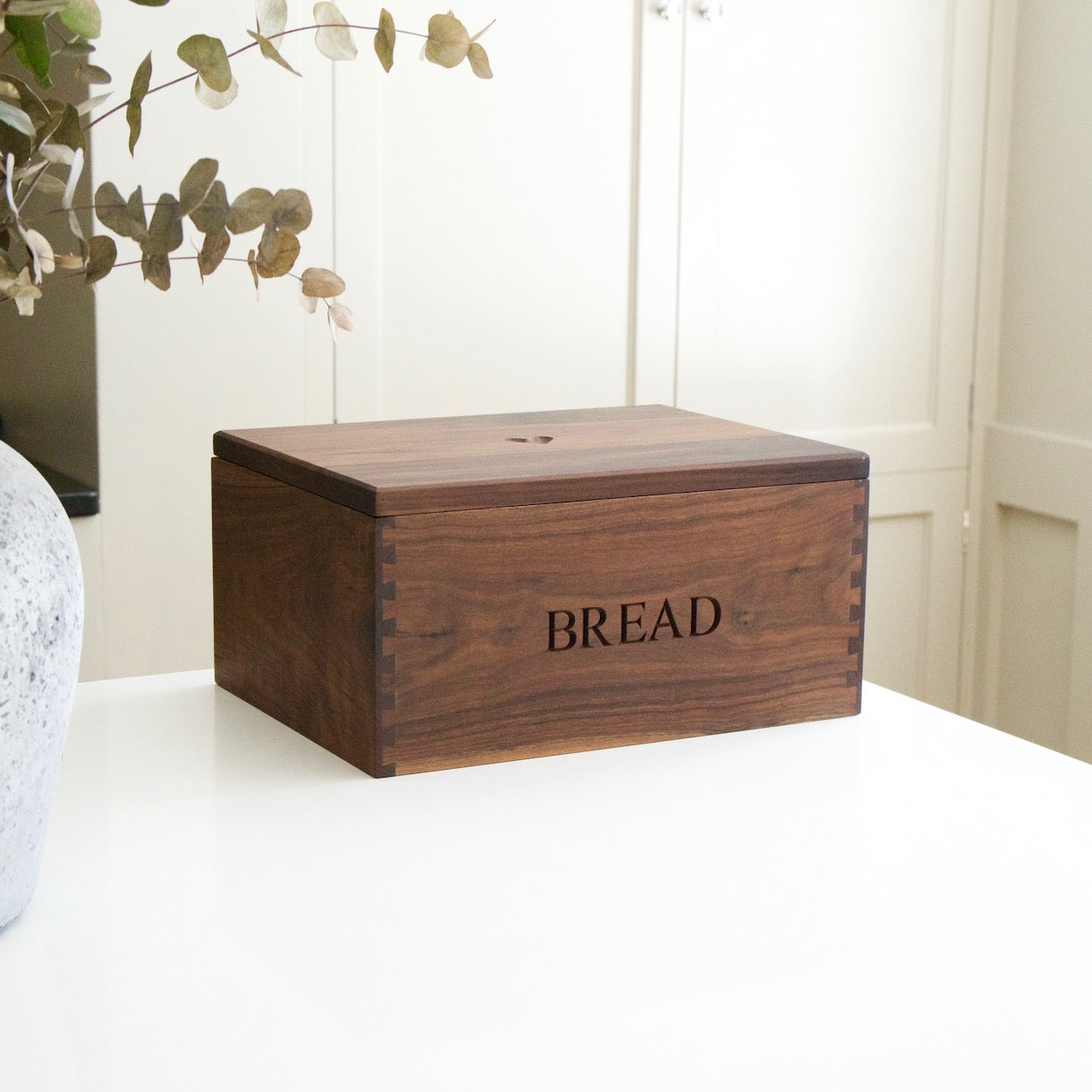 Engraved Wooden Bread Bin by Make Me Something Special