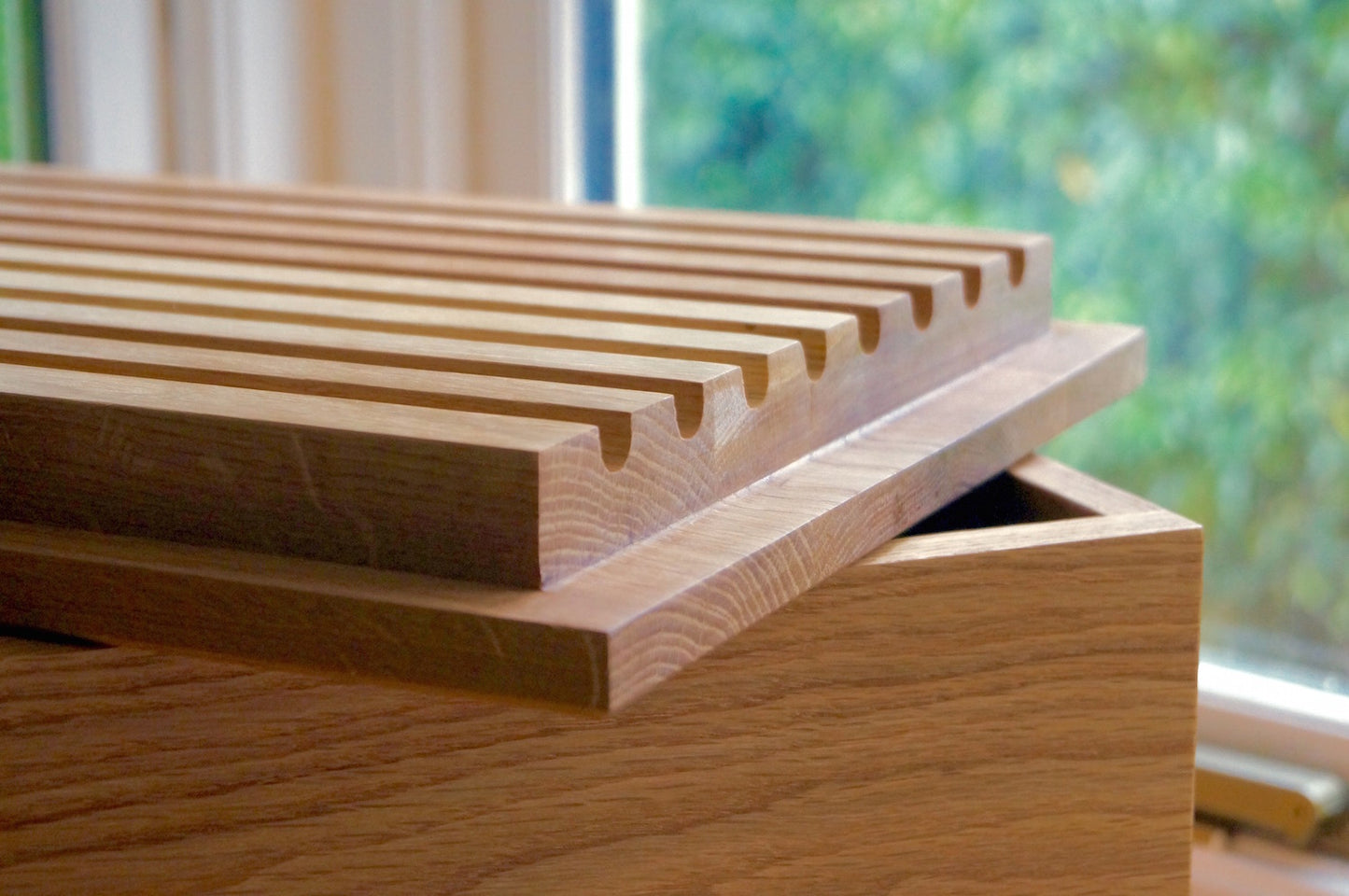 Engraved Wooden Bread Bin with Bread Board by Make Me Something Special
