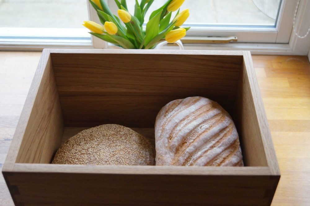 Engraved Wooden Bread Bin by Make Me Something Special
