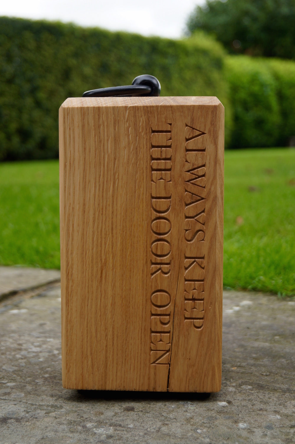 Personalised Wooden Door Stops by Make Me Something Special