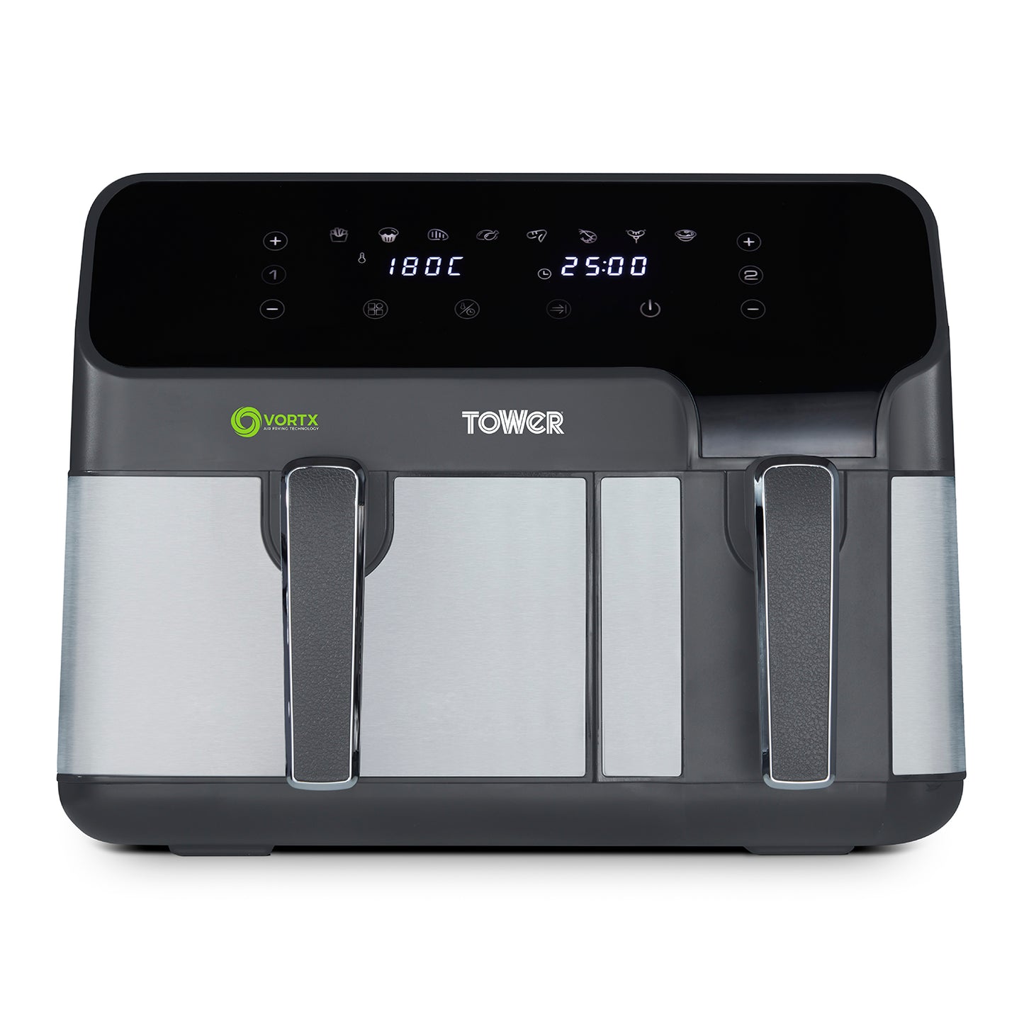 Tower Vortx Eco Duo Basket Air Fryer 5056462345604