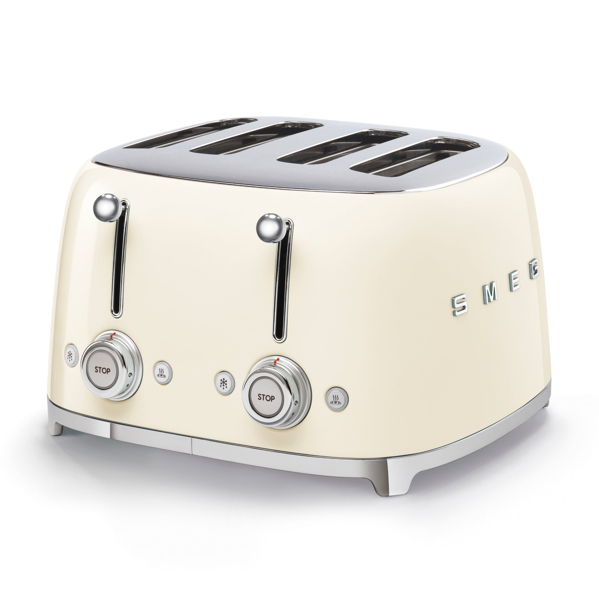 Smeg Cream 50s 4 by 4 slice Toaster 8017709265007