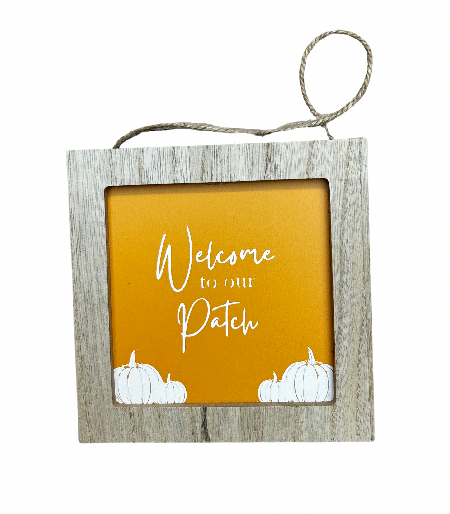 Welcome to our Patch - Halloween sign