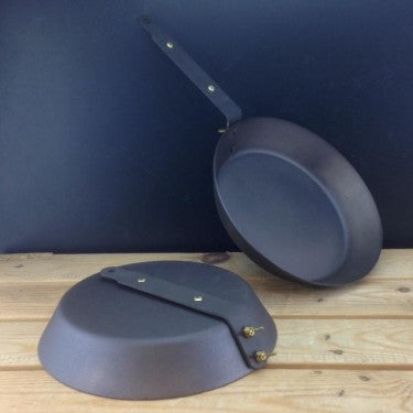 Netherton Foundry 10" (26cm) Spun Iron Oven safe Glamping Pan 5065017590000 NFS-226