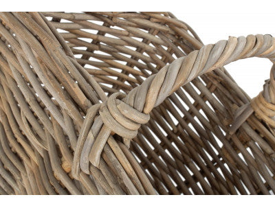 5060428556980 Grey Rattan Kindling Basket RA006 Brambles Cookshop 4