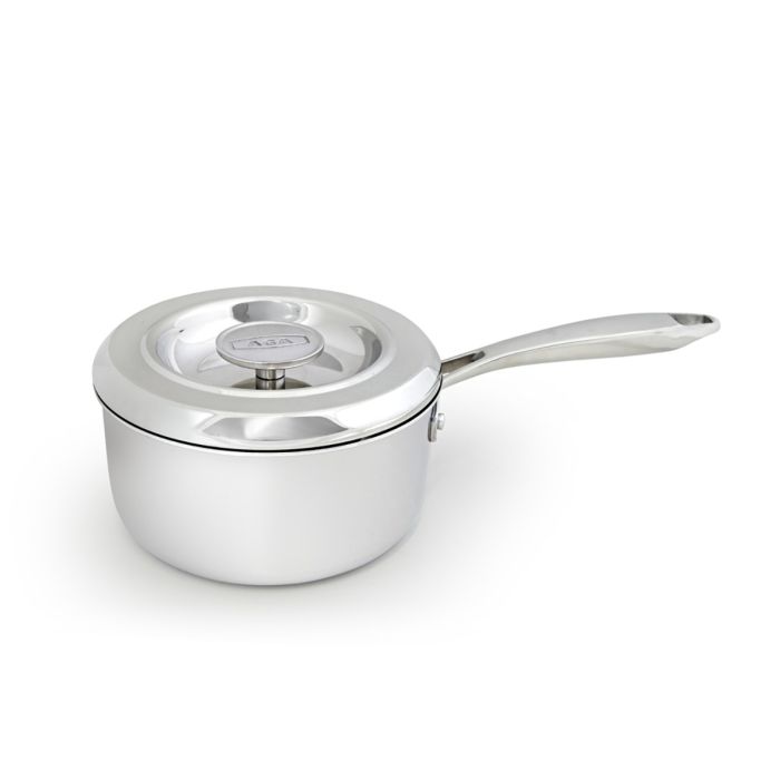 AGA AGA Non-Stick Stainless 16cm Saucepan and Lid W4013