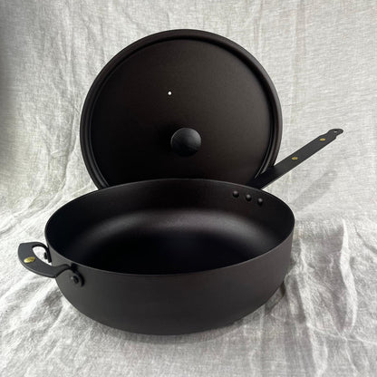 NFS-473FH Netherton Foundry 11" oven safe  sauteuse pan with lid