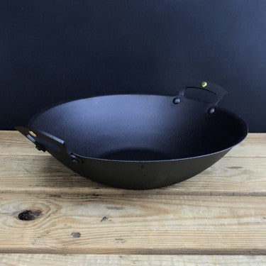 Netherton Foundry 11" (28cm) Spun iron prospector wok